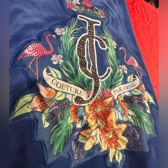 WOW POSHMARK - Authentic Juicy Couture Velour Embroidered Jacket - Picture 9 of 14
